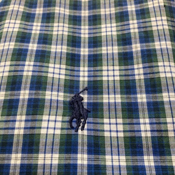 Ralph Lauren Long Sleeve Plaid Button Down Men's Size Small Classic Fit Polo - Picture 5 of 8